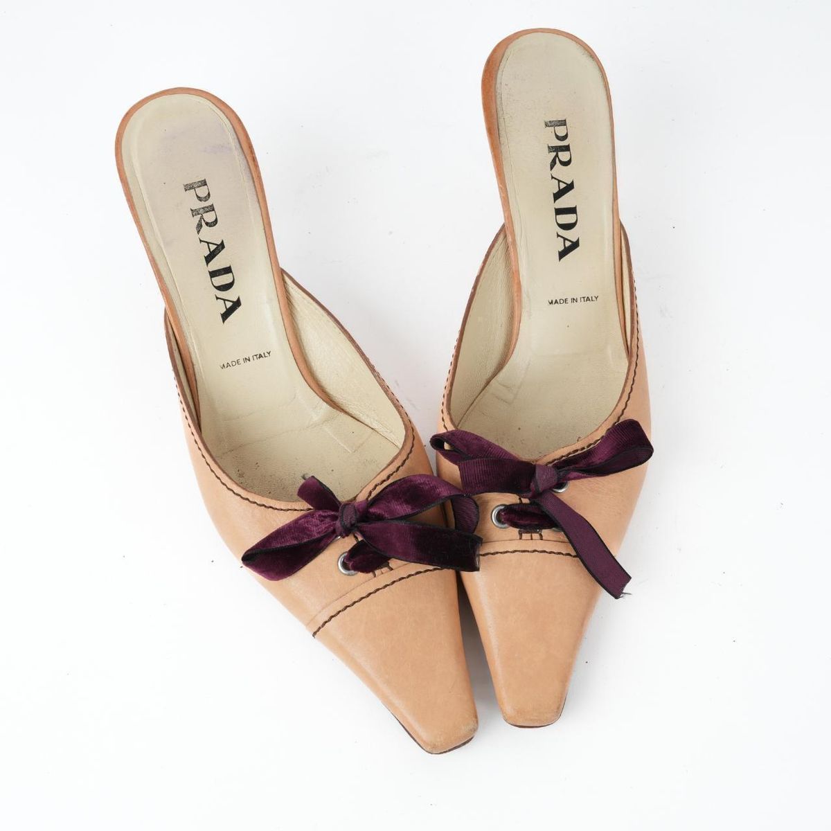 Prada Bow Kitten Heel